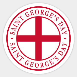 Saint George's Day Sticker